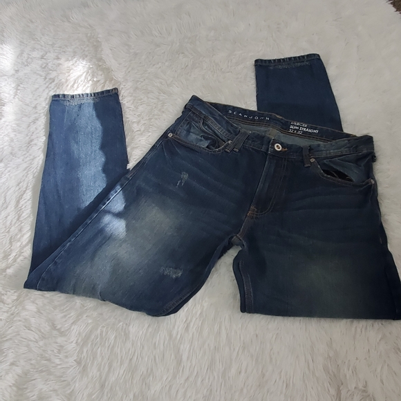 MEN'S SEAN JOHN MERCER SLIM STRAIGHT LEG JEANS! - Picture 13 of 16